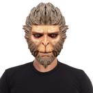 Máscara Black Wukong Monkey King Latex para Halloween e Cosplay