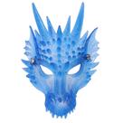 Máscara Blue Dragon 3D de silicone para festa de Halloween de rosto inteiro
