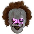 Máscara, cabelo explosivo, palhaço, látex, festa de terror de Halloween