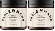 Máscara Capilar Fable & Mane Shine 237ml Pack com 2