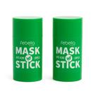 Máscara Chá Verde Remover de Cravos Anti-Acne Hidratante Facial Clareador Mask Stick Febella