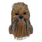 Máscara Chewbacca Cosplay Halloween com boca móvel de látex