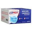 Máscara cirúrgica tripla descartável c/ elástico c/ 50 unidades