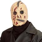 Máscara com zíper e boca para festas de Halloween, cosplay e terror