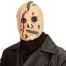 Máscara Cosplay Ghost, boca podre, zíper, látex de Halloween