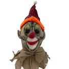 Máscara Creepy Clown Scarecrow Halloween 3D Full Face Resina