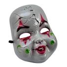 Máscara Creepy Doll Clown Horror PVC Scary Clown Face Hall Máscara Creepy Doll Clown Horror PVC Scary Clown Face Hall