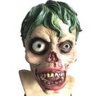 Máscara: Creepy Green Clown, látex, festas de Halloween, Escape Room