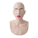 Máscara Creepy Wrinkle Máscara Facial Látex Cosplay Adereços de Festa