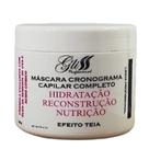 MÁSCARA CRONOGRAMA CAPILAR COMPLETO EFEITO TEIA 500gr GLISS PROFESSIONAL