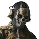 Máscara de balaclava FXFOOT Skull Ghost Print para Halloween