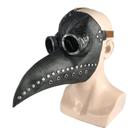Máscara de Borracha Preta Médica Steampunk - Halloween - Crianças e Adultos