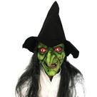 Máscara de bruxa, fantasia assustadora de cosplay de resina realista para Halloween Máscara de bruxa, fantasia assustadora de cosplay de resina realista para Halloween