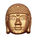 Máscara de cabeça de Buda para cosplay e eventos temáticos Máscara de cabeça de Buda para cosplay e eventos temáticos