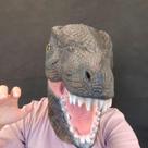 Máscara de cabeça de dinossauro Novelty Halloween Party Late