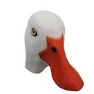 Máscara de cabeça de pato, resina, fantasia de cosplay, festa de Halloween