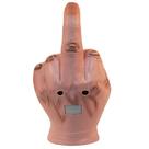 Máscara de cabeça MOKRY PARTY Middle Finger Funny Latex Adult