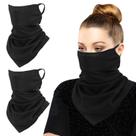 Máscara de cachecol Bandana MoKo com presilhas para orelhas, pacote com 3, proteção UV