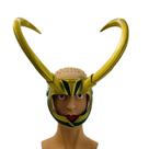 Máscara de capacete Loki Thor Ragnarok Cosplay Marvel Events