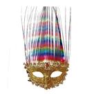 Máscara de Carnaval Glitter Luxo Mod 431 - Dourado - 01 unidade - Rizzo Máscara de Carnaval Glitter Luxo Mod 431 - Dourado - 01 unidade - Rizzo