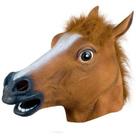 Máscara de cavalo: látex, animal assustador, festa de carnaval de Halloween