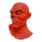 Máscara de caveira de Halloween, Escape Rooms e Cosplay em látex vermelho