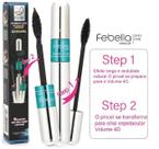 Mascara de Cilios 4D a Prova Dagua 2 em 1 MA3041 - Febella