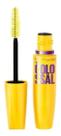 Máscara de Cílios Lavável, Longa Duração, 9x Mais Volume e Definição, Não Empelota, Cor Preto, The Colossal Volum Express Maybelline NY, 8ml