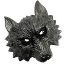 Máscara de cosplay: Black Wolfs, Halloween, Carnaval, Páscoa