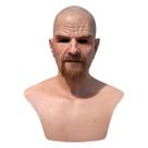 Máscara de cosplay Breaking Bad Old White Bald Beard Old Man