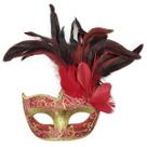 Máscara de cosplay Carnavals Masquerades Feathers Halloween