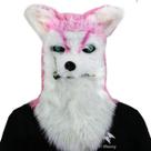 Máscara de cosplay, chapéu fofo para cães, pode abrir a boca