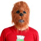Máscara de cosplay Chewbaccas Latex com peruca, chapelaria de Halloween