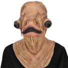 Máscara de cosplay Greens Fishs Monsters Latex Halloween Carnival