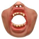 Máscara de cosplay Halloween Half Face Creative Scar Spoof M Máscara de cosplay Halloween Half Face Creative Scar Spoof M