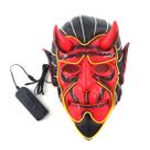 Máscara de cosplay Hellboyss Face Glowing Jazz Gentleman