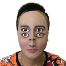 Máscara de cosplay Horrors Ghosts Faces Halloween Latex 230g