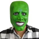 Máscara de cosplay Jim Carrey Latex, Halloween, Carnaval, Páscoa