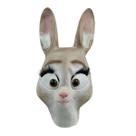Máscara de cosplay Judy Rabbit Latex Halloween Carnaval Páscoa