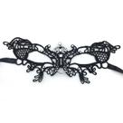 Máscara de cosplay Lady Butterfly para festa de Halloween, renda de 24 cm