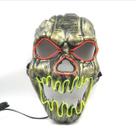 Máscara de cosplay luminosa em forma de caveira Buck Teeth PVC 17x25cm
