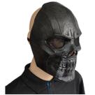 Máscara de cosplay Máscara de esqueleto de meia face de Halloween