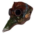 Máscara de cosplay Plague Doctor Beak Fantasia de carnaval de Halloween