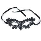 Máscara de cosplay preta Foxy Lace, capa de meia face Venice Cos