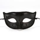 Máscara de cosplay Retro Jazz Princess Party Plastic preta Máscara de cosplay Retro Jazz Princess Party Plastic preta