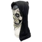 Máscara de cosplay Scarf Skull, chapéu de látex de Halloween