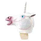 Máscara de cosplay Unicorn Horse Latex para decoração de festa de Halloween