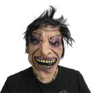 Máscara de demônio de Halloween, resina, rosto assustador e assustador para adultos