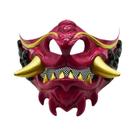 Máscara De Demônio Samurai Oni, Máscara Japonesa De Meio Rosto Para Festa De Halloween Máscara De Demônio Samurai Oni, Máscara Japonesa De Meio Rosto Para Festa De Halloween