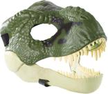 Máscara de dinossauro: mandíbula de abertura inspirada no filme Jurassic World